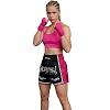 FIGHTERS - Thaibox Shorts / Elite Muay Thai / Schwarz-Pink / Small