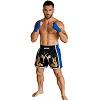 FIGHTERS - Thaibox Shorts / Elite Fighters / Schwarz-Blau / Medium