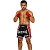 FIGHTERS - Thaibox Shorts / Elite Muay Thai / Schwarz-Rot / XL