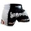 FIGHTERS - Thaibox Shorts / Elite Pro Muay Thai / Schwarz-Weiss / Medium