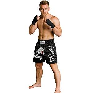 FIGHTERS - Muay Thai Shorts / Fight Club Bulldog / Schwarz / Medium
